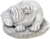 Artikelbild 12 des Artikels “Spike - Liegende Bulldogge auf Sockel, 38 cm L | Steinguss “
